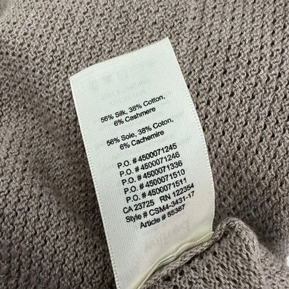 Aritzia Copernic Cotton Silk Cashmere Blend Cardigan XS